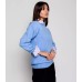 Свитер женский, цвет голубой, размер 44-50 (ONE SIZE)