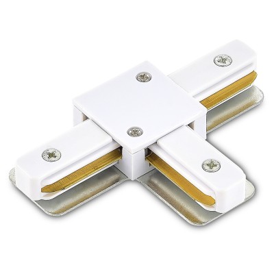 Соединитель угловой L-образный для треков накладных Donel  TС DN01W