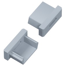 Заглушка для профиля с отверстием Donel  DNCAP18522.1