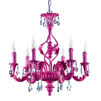 Люстра Due Effe Stradivario Fucsia
