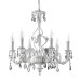 Люстра Due Effe Stradivario L/6 Bianco with Crystal