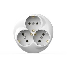 Розетка для скрытой установки с заземлением ELBI Zena 500-005600-819