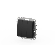 Выключатель трехклавишный ELBI Zena Vega 609-014800-254