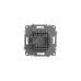 Выключатель двухклавишный проходной ELBI Zena Vega 609-010300-211