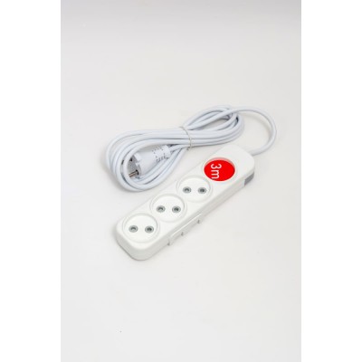 Удлинитель 4вх с защитными шторками ELBI Myra 527-010203-450