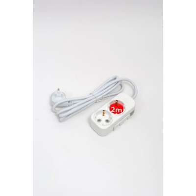 Удлинитель с/з 2вх с защитными шторками ELBI Myra 527-010202-211