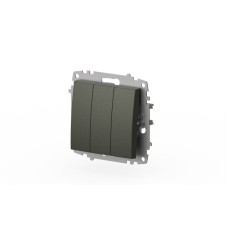 Выключатель трехклавишный ELBI Zena Vega 609-011100-254