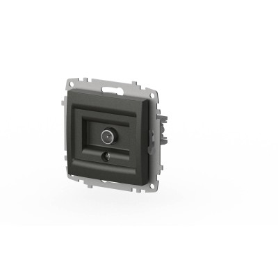 Розетка для TV с экраном (проходная) ELBI Zena Vega 609-011100-272
