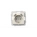 Розетка с заземлением и защитой от детей + два входа USB для заряда устройства ELBI Zena Vega 609-010200-317