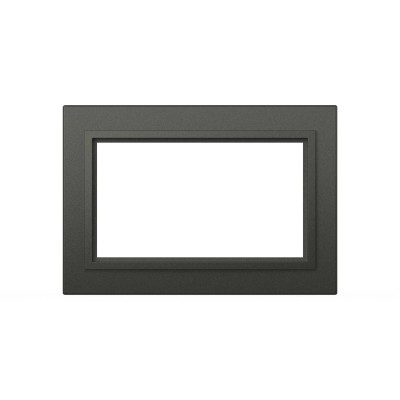 Рамка для двухместной розетки с заземлением ELBI Zena 608-011100-907