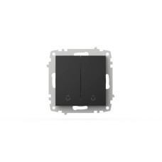 Выключатель двухклавишный ELBI Zena Vega 609-014800-257