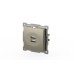 Розетка USB 5V 2,1A 2-я ELBI Zena Vega 609-011400-143