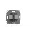 Розетка компьютерная двухместная ( Cat 6) ELBI Zena Vega 609-015600-248
