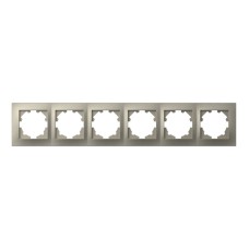 Рамка шестиместная ELBI Vega 510-011400-252
