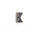Розетка двухместная без заземления ELBI Zena Vega 609-010200-908