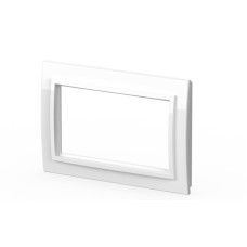 Рамка для двухместной розетки с заземлением ELBI Vega 510-015600-907