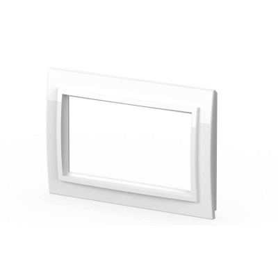 Рамка для двухместной розетки с заземлением ELBI Vega 510-015600-907