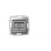 Розетка для TV с экраном (концевая) ELBI Zena Vega 609-011000-273