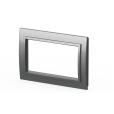 Рамка для двухместной розетки с заземлением ELBI Zena 608-011000-907