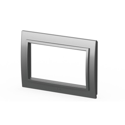 Рамка для двухместной розетки с заземлением ELBI Zena 608-011000-907