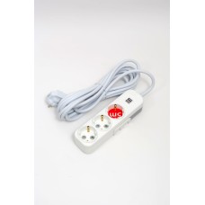 Удлинитель с/з 3вх с защитными шторками ELBI Myra 527-010205-321