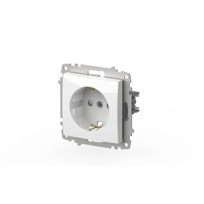 Розетка с заземлением и защитой от детей ELBI Zena Vega 609-015600-243