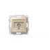 Розетка для TV с экраном (концевая) ELBI Zena Vega 609-012500-273