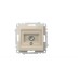Розетка для TV с экраном (проходная) ELBI Zena Vega 609-010300-272