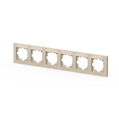 Рамка шестиместная ELBI Vega 510-010300-252