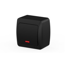 Выключатель одноклавишный с подсветкой ELBI Alsu 504-014800-201