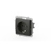 Розетка с заземлением ELBI Zena Vega 609-011100-217