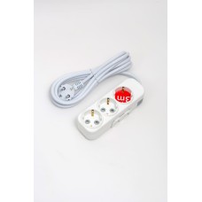 Удлинитель с/з 3вх с защитными шторками ELBI Myra 527-010203-321