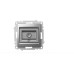 Розетка для TV с экраном (проходная) ELBI Zena Vega 609-011000-272