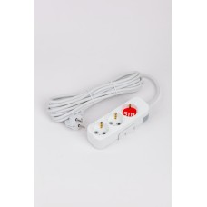 Удлинитель с/з 3вх с защитными шторками ELBI Myra 527-010205-311