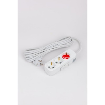 Удлинитель с/з 3вх с защитными шторками ELBI Myra 527-010205-311