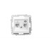 Розетка компьютерная + TF. (Cat 6) ELBI Zena Vega 609-015600-249