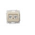 Розетка компьютерная двухместная (Cat 6) ELBI Jazz 607-000300-248