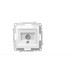Розетка для TV с экраном (концевая) ELBI Zena Vega 609-015600-273