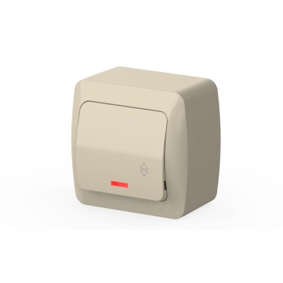 Переключатель с подсветкой ELBI Alsu 504-010300-210