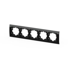 Рамка пятиместная ELBI Zena Platin 500-073300-250