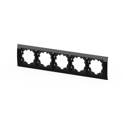 Рамка пятиместная ELBI Zena Platin 500-073300-250