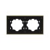 Рамка двухместная ELBI Zena Platin 500-073400-226