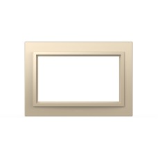 Рамка для двухместной розетки с заземлением ELBI Zena 608-012500-907