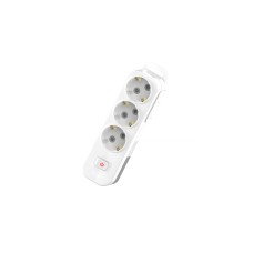 Колодка с/з 3вх с защитными шторками с включателем ELBI Myra 527-010200-302
