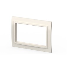 Рамка для двухместной розетки без заземления ELBI Zena 608-010200-908