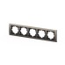 Рамка пятиместная ELBI Zena Platin 500-073000-250