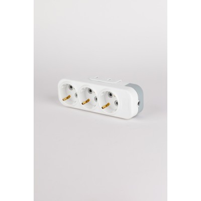 Колодка с/з 3вх с защитными шторками ELBI Myra 527-010200-301
