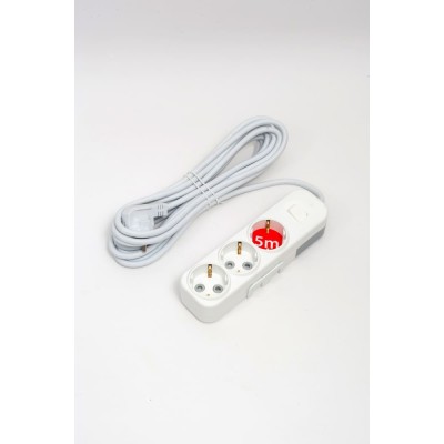 Удлинитель с/з 3вх с защитными шторками с включателем ELBI Myra 527-010205-312