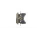 Розетка двухместная с заземлением ELBI Zena Vega 609-011400-907