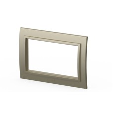 Рамка для двухместной розетки без заземления ELBI Zena 608-011400-908